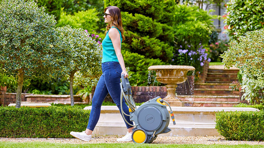 Dévidoir automatique hybride Auto Reel Mobile Hozelock Dévidoir automatique hybride Auto Reel Mobile Hozelock